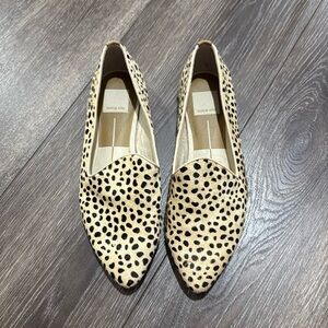 Dolce Vita Tan animal print loafer